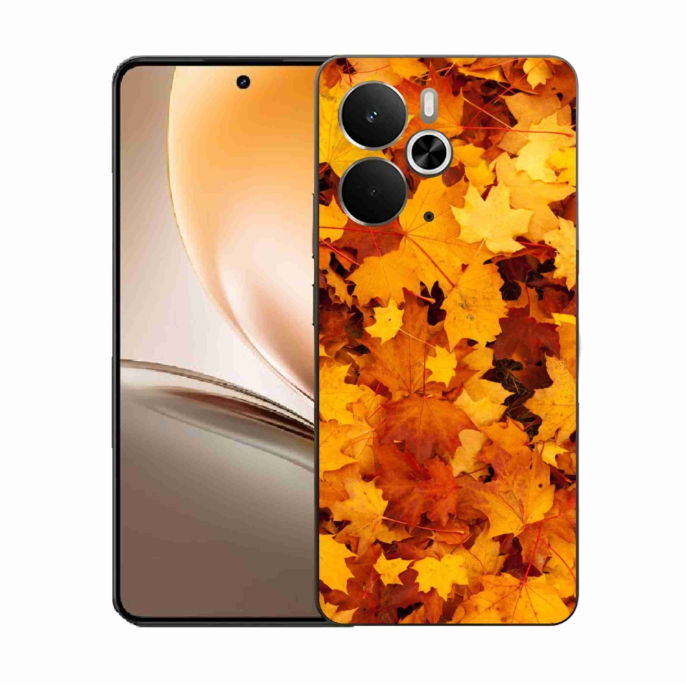 Gelový kryt mmCase na Realme 14 5G - javorové listy