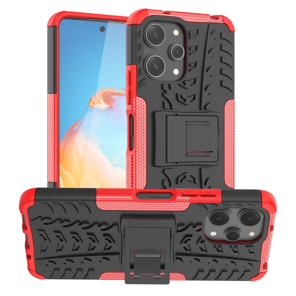 Kick odolný kryt na Xiaomi Redmi 12 4G/5G - červený