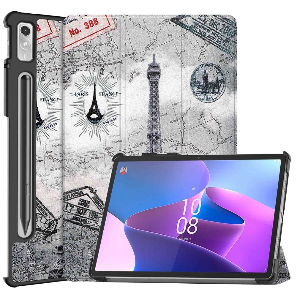 Print chytré zavírací pouzdro na Lenovo Tab P11 Pro (2.Gen) - Eiffelova věž