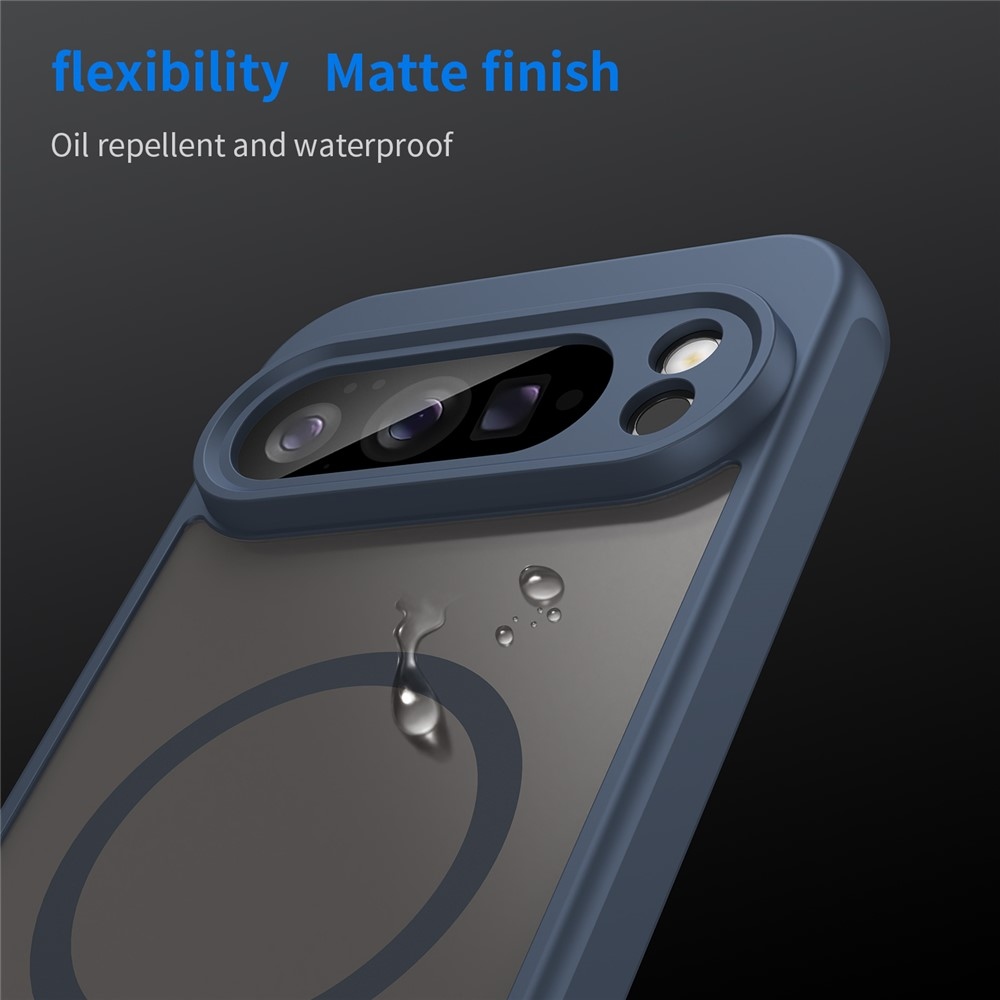 Case matný gelový obal s MagSafe na Google Pixel 10 Pro XL - modrý