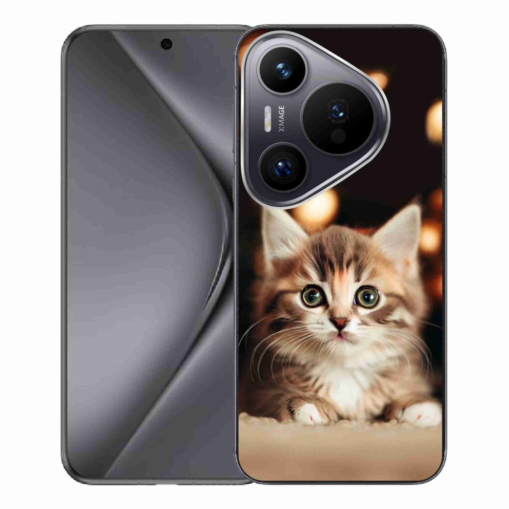 Gelový kryt mmCase na Huawei Pura 70 Pro - roztomilé kotě 2