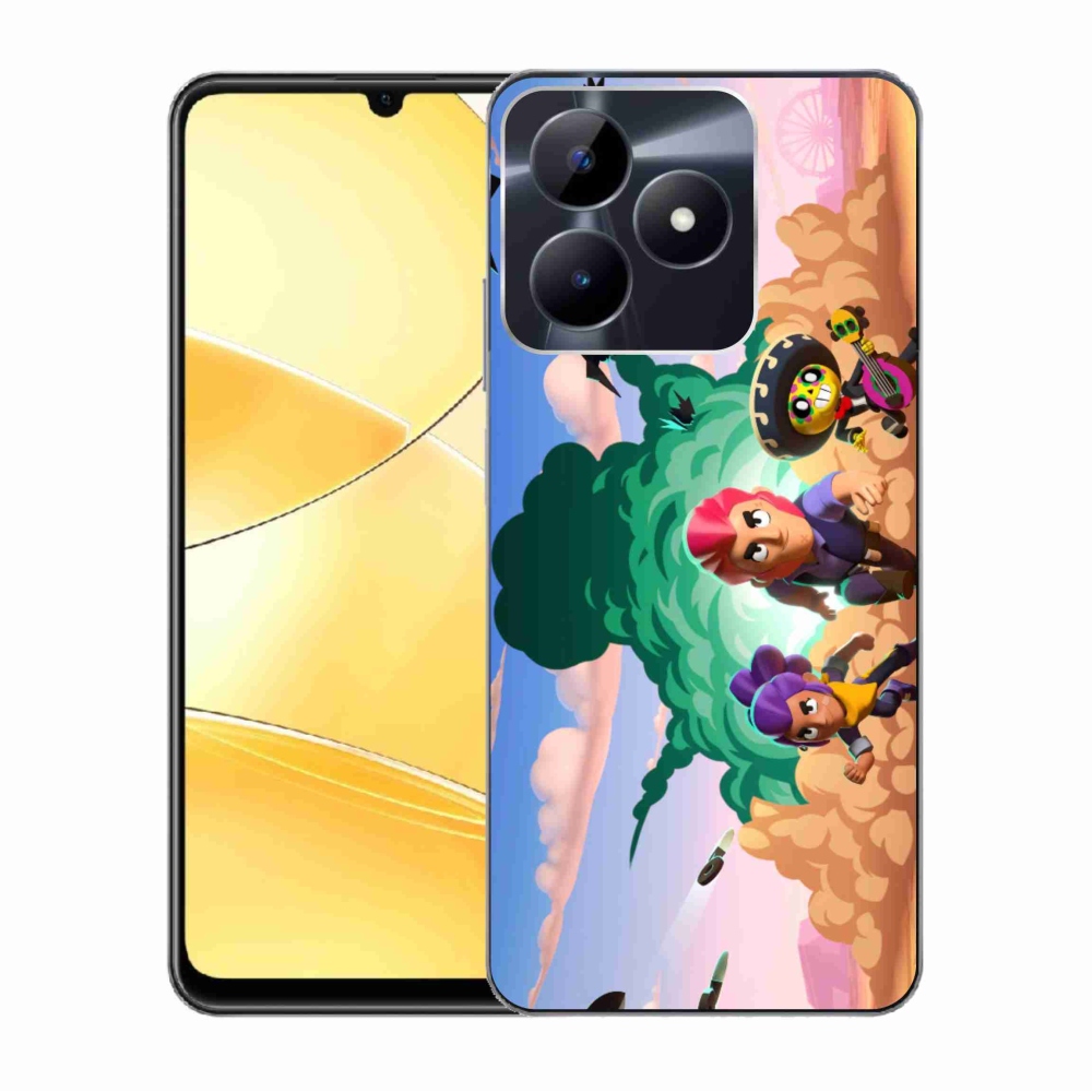 Gelový kryt mmCase na Realme C51/C53 - brawl stars