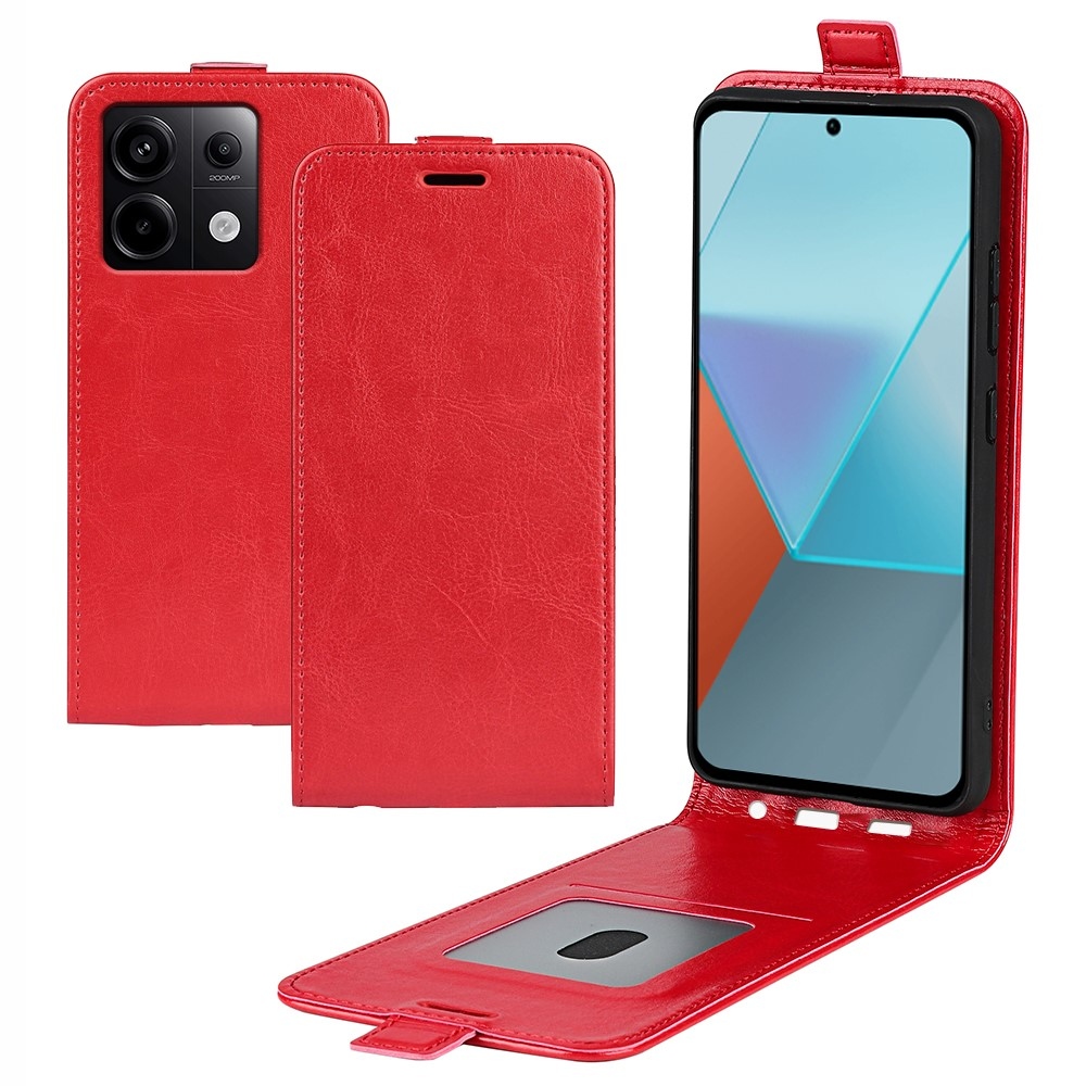 Vertical flipové pouzdro na Xiaomi Redmi Note 13 Pro 5G/Poco X6 5G - červené