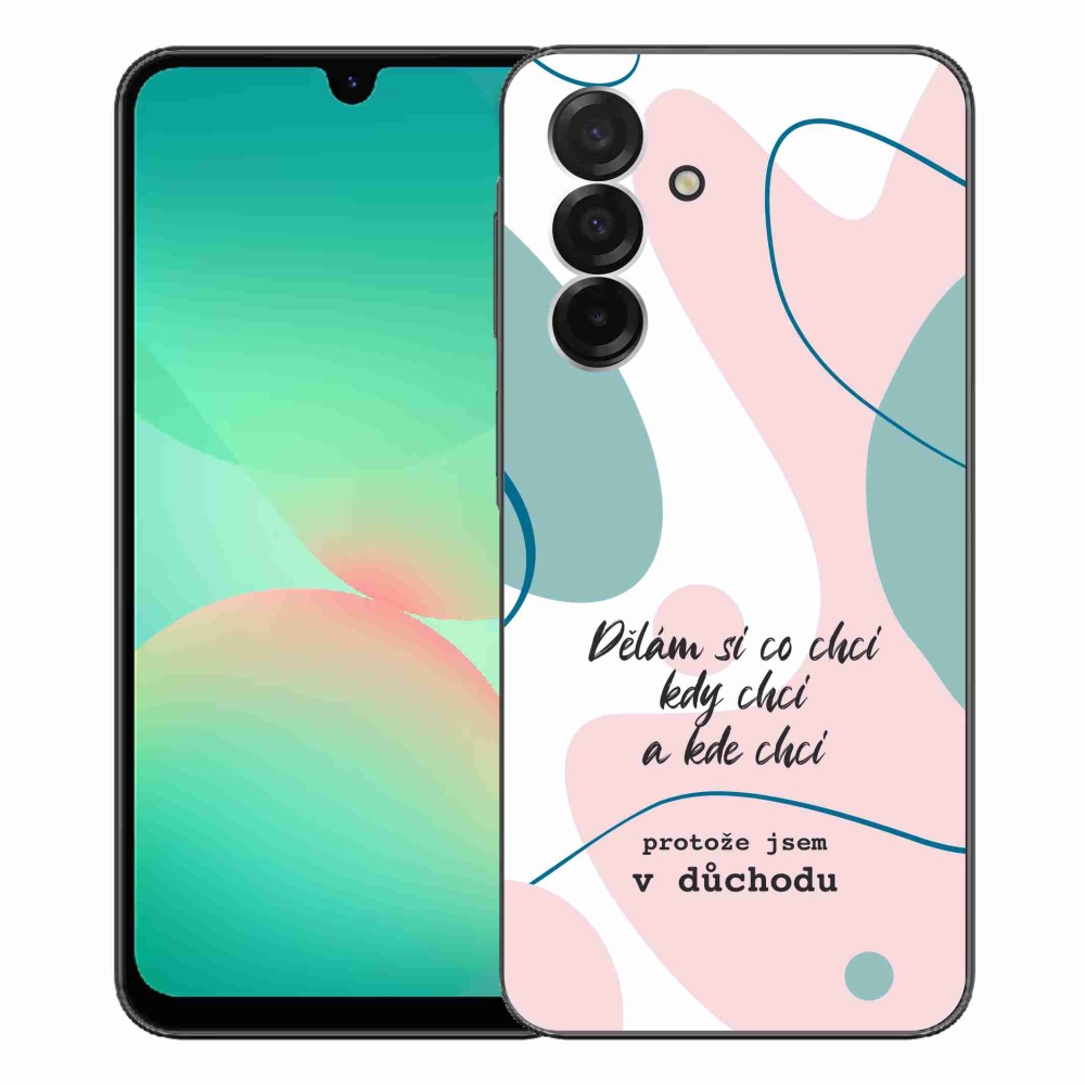 Gelový kryt mmCase na Samsung Galaxy A26 5G - vtipný text 10 bílé pozadí