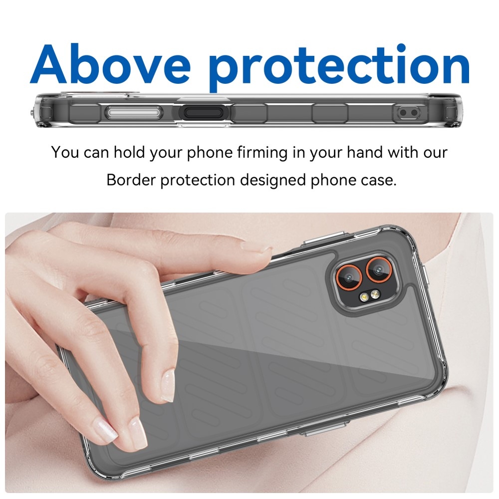 Gelový obal s pevnými zády na Samsung Galaxy Xcover 7 Pro - průhledný
