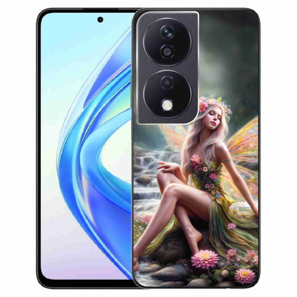 Gelový kryt mmCase na Honor X7b/Honor 90 Smart - motýlí žena 1