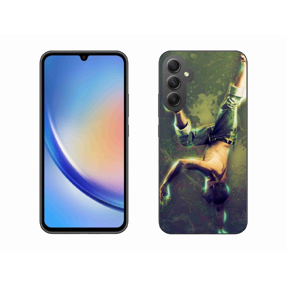 Gelový kryt mmCase na Samsung Galaxy A34 5G - breakdance