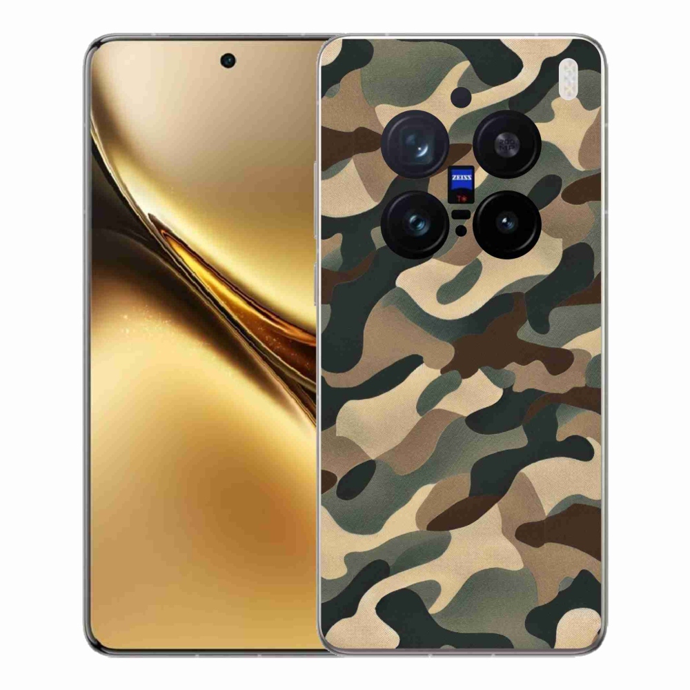 Gelový kryt mmCase na Vivo X200 Pro 5G - maskáčový vzor 11