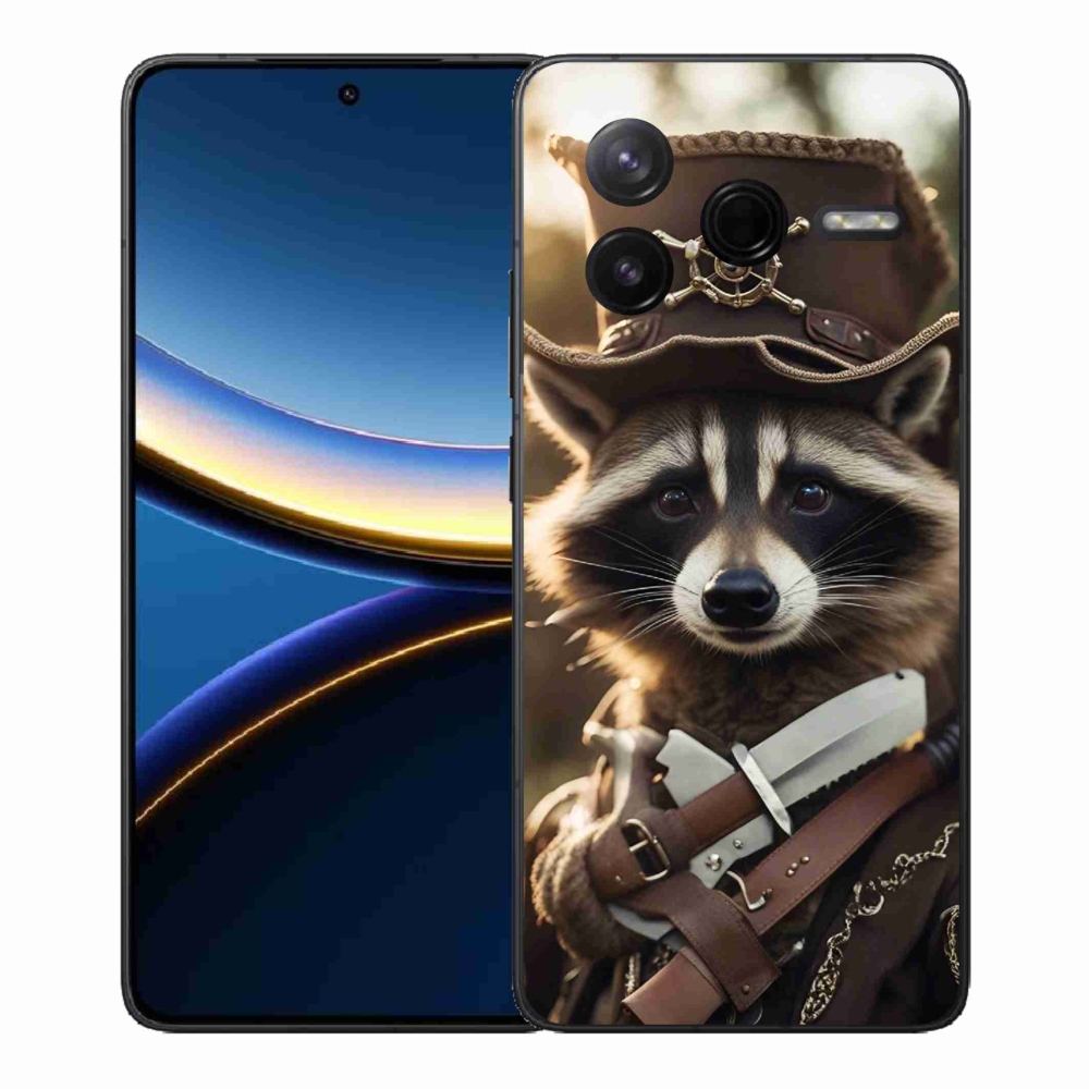 Gelový kryt mmCase na Xiaomi Poco F7 Pro - mýval v uniformě
