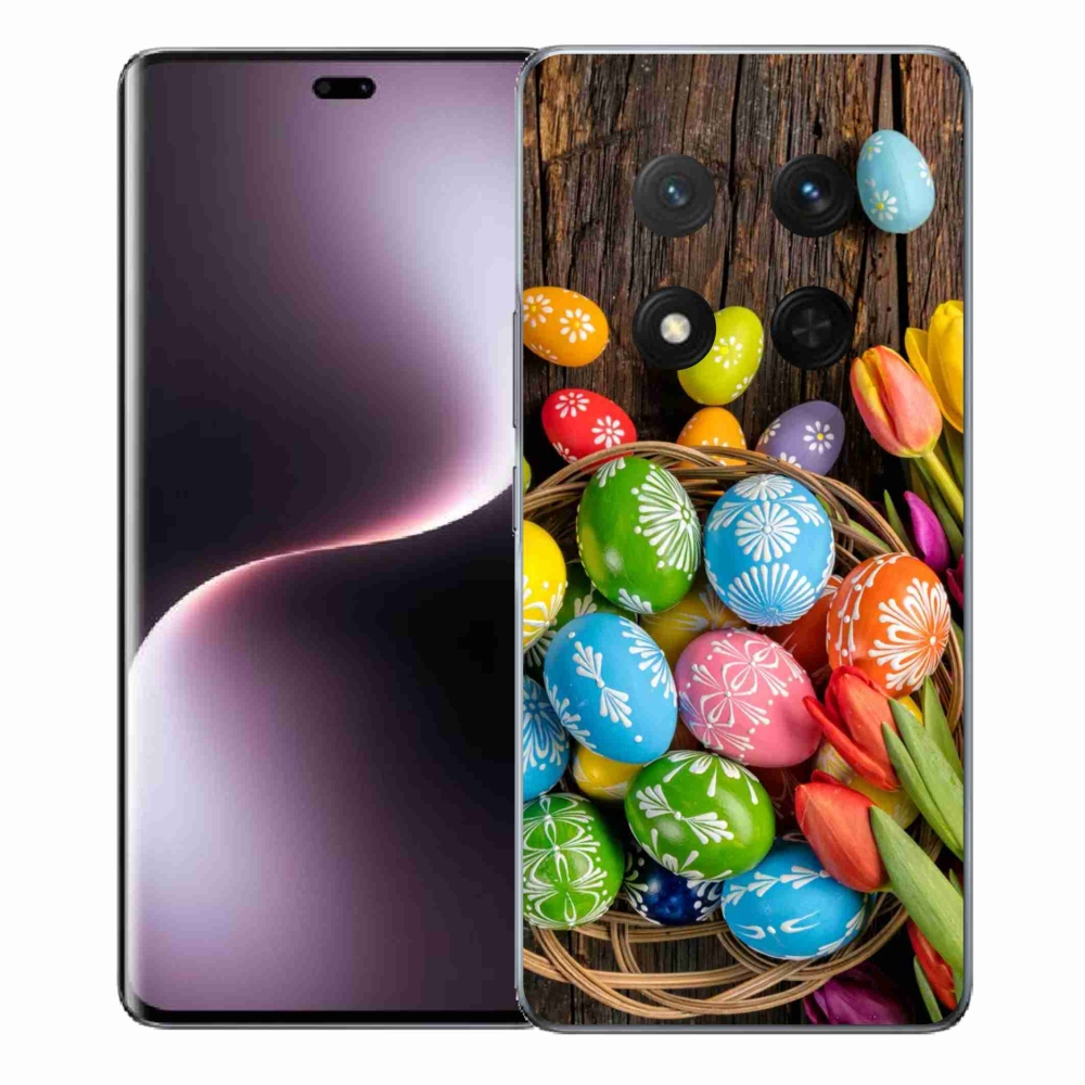 Gelový kryt mmCase na Honor Magic 7 Lite 5G - velikonoční vajíčka