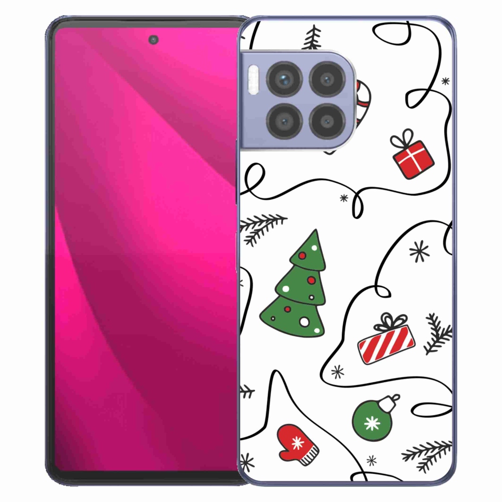 Gelový kryt mmCase na T-Mobile T Phone 2 Pro - vánoční motivy