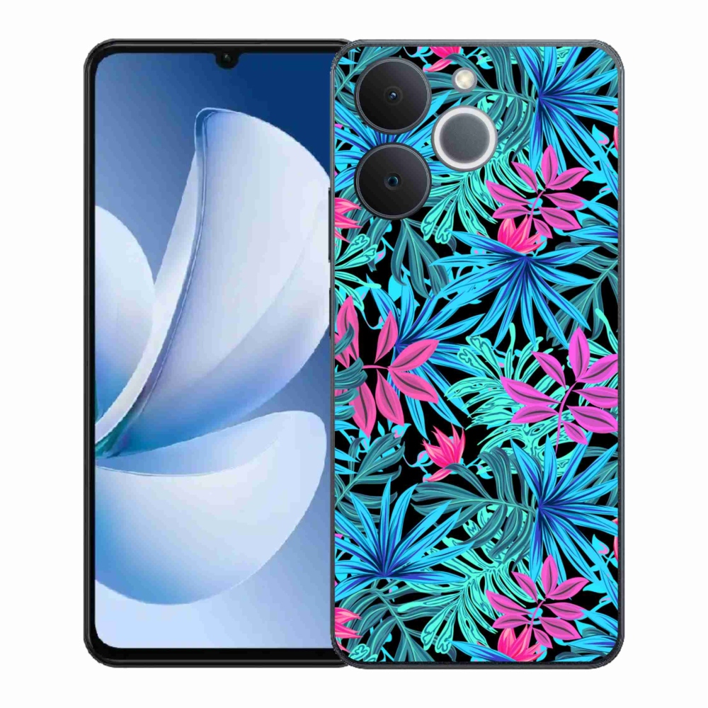 Gelový kryt mmCase na Realme Note 70T - květiny 3