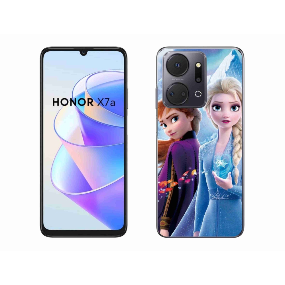 Gelový kryt mmCase na Honor X7a - ledové království 3