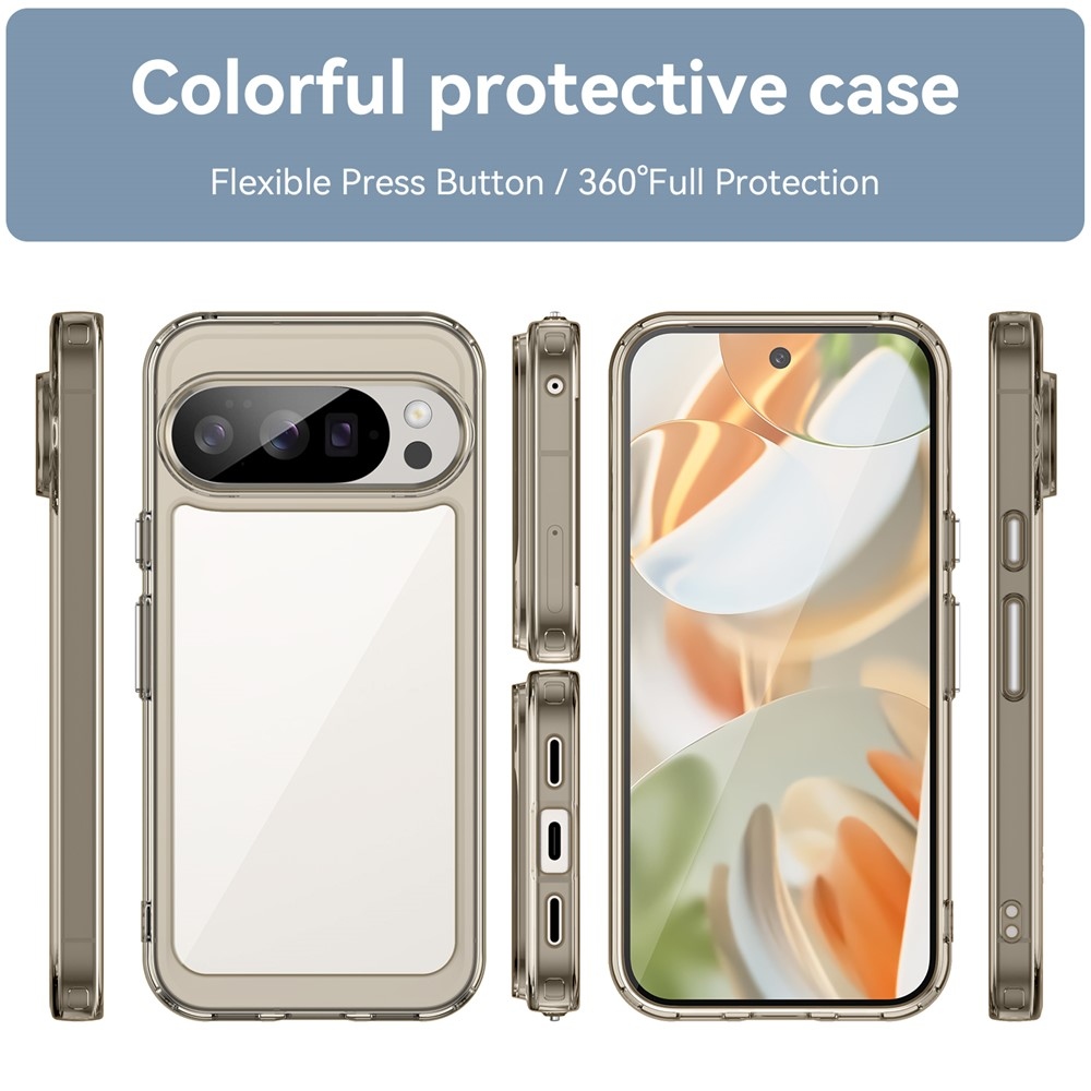 Gelový obal s pevnými zády na Google Pixel 10 Pro/Pixel 10 - šedý