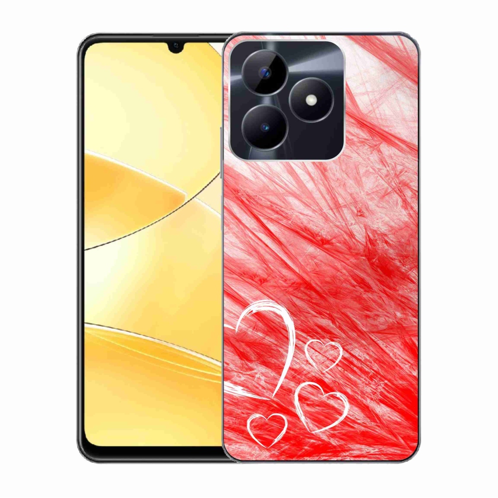 Gelový kryt mmCase na Realme C51/C53 - heart
