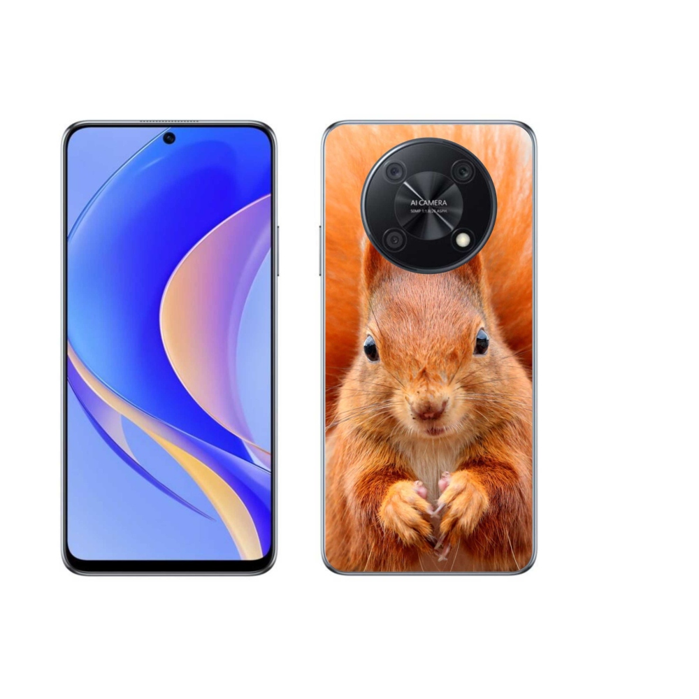 Gelový kryt mmCase na Huawei Nova Y90 - veverka