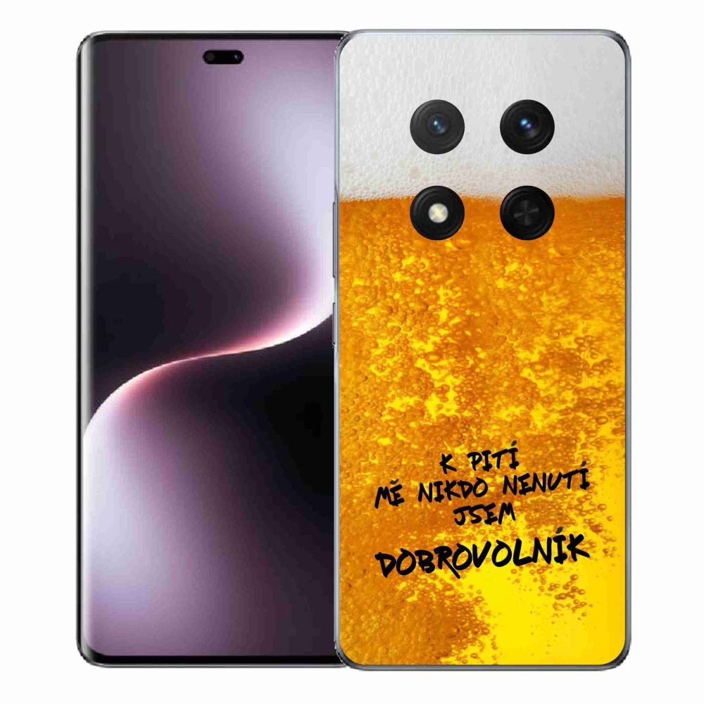 Gelový kryt mmCase na Honor Magic 7 Lite 5G - pivní motiv 4