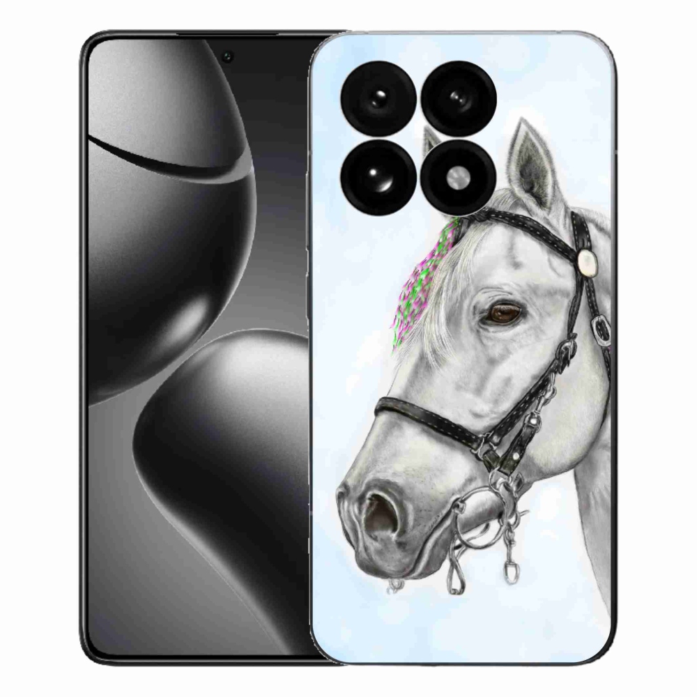 Gelový kryt mmCase na Xiaomi 15T - bílý kůň 1