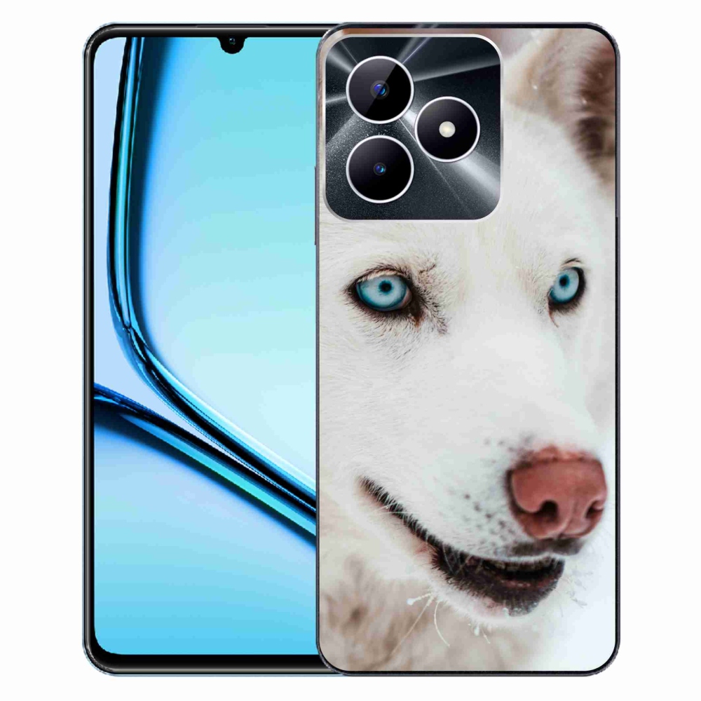 Gelový obal mmCase na Realme Note 50 - psí pohled