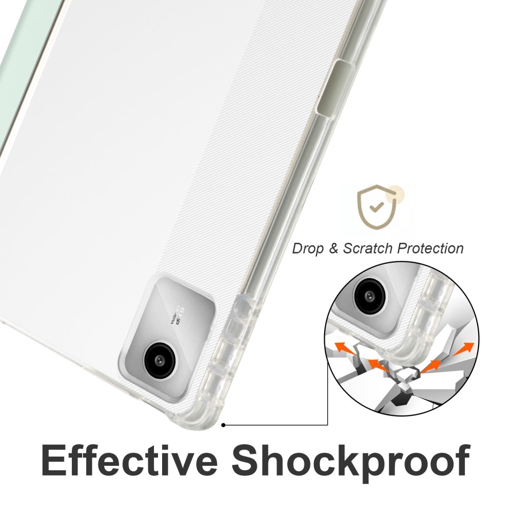 Case chytré zavírací pouzdro na Lenovo Tab M11/Tab K11 - světlezelené