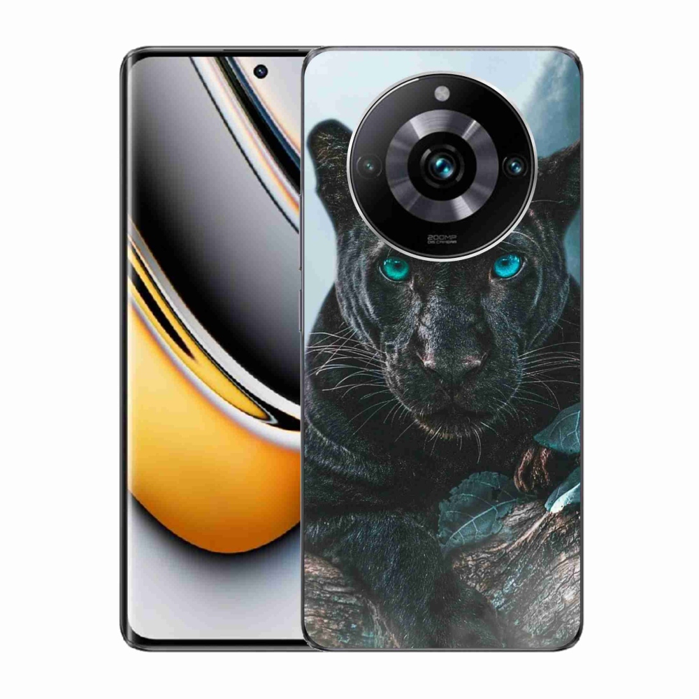 Gelový kryt mmCase na Realme 11 Pro/11 Pro+ - černý panter