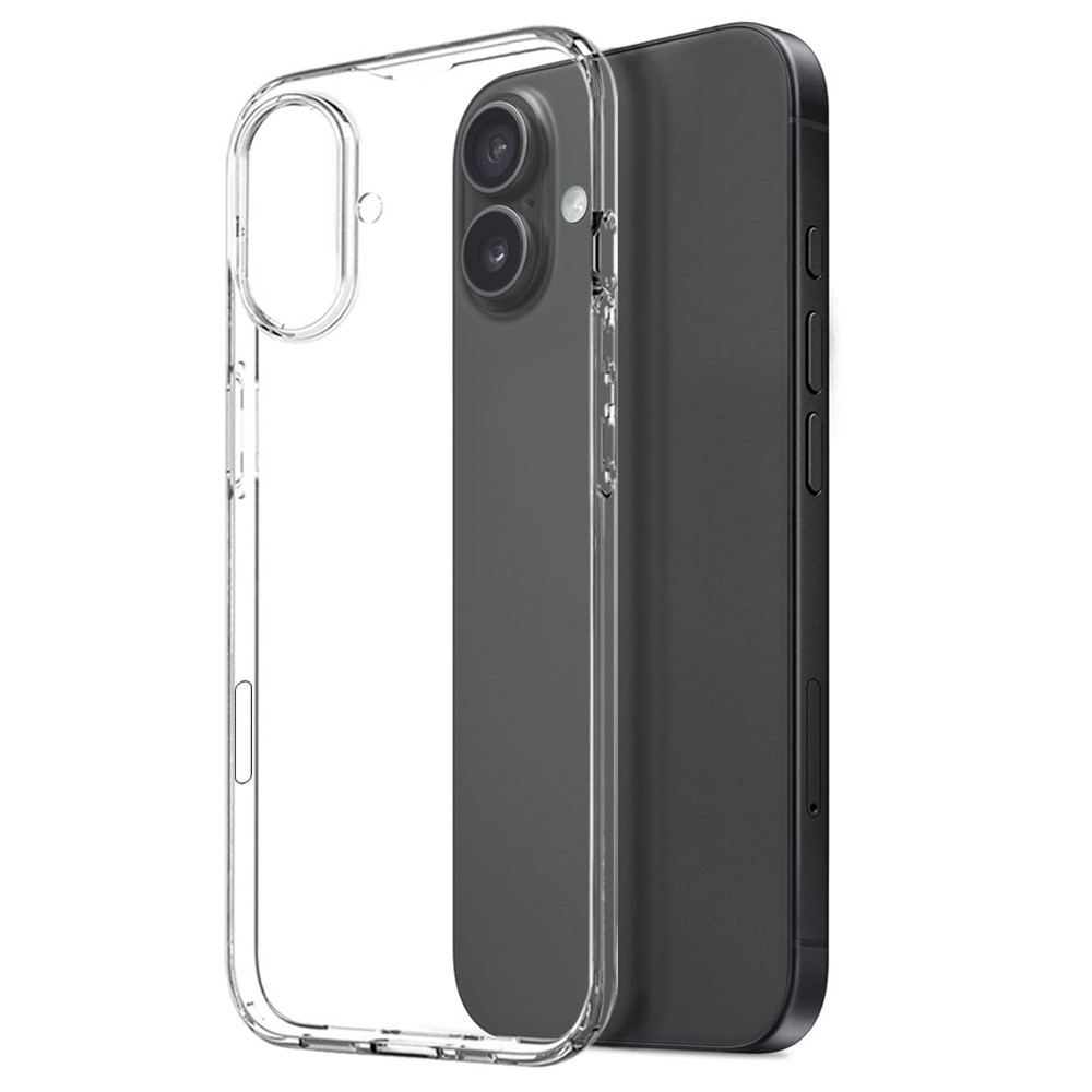 NORTHJO průhledný gelový obal + tvrzené sklo na iPhone 17 - průhledný