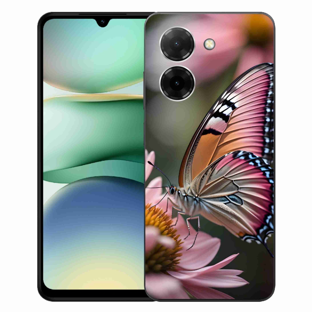 Gelový kryt mmCase na Xiaomi Redmi A5 (171.7x77.8x8.3mm) - barevný motýl
