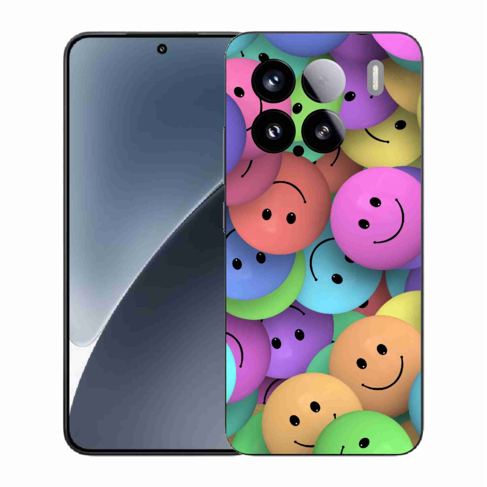 Gelový kryt mmCase na Xiaomi 15 - barevní smajlíci