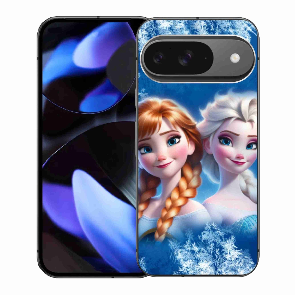 Gelový kryt mmCase na Google Pixel 9/9 Pro - ledové království 2