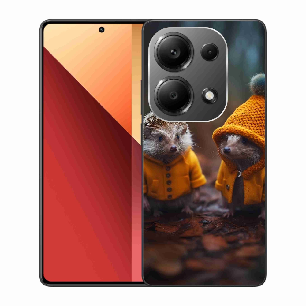 Gelový kryt mmCase na Xiaomi Redmi Note 13 Pro 4G/Poco M6 Pro - ježci