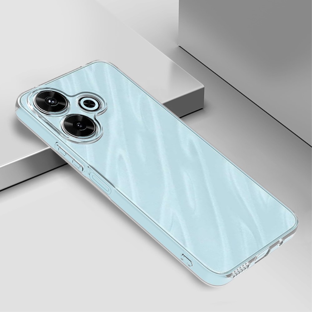 Tenký průhledný gelový obal na Xiaomi Redmi 13 4G/Poco M6 4G - průhledný