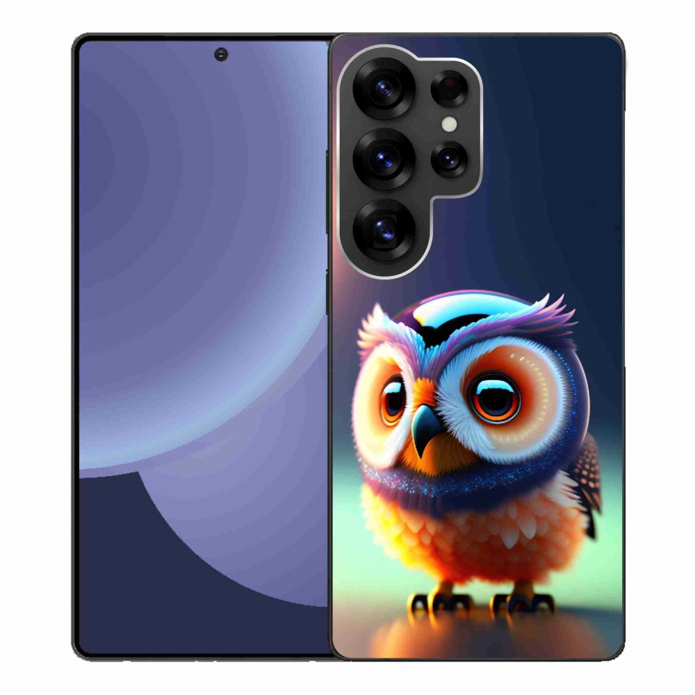 Gelový kryt mmCase na Samsung Galaxy S25 Ultra - sovička