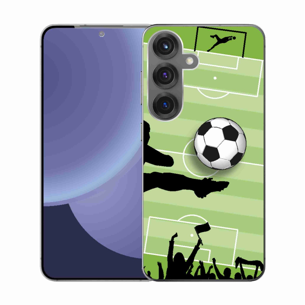 Gelový kryt mmCase na Samsung Galaxy S25 - fotbal 3