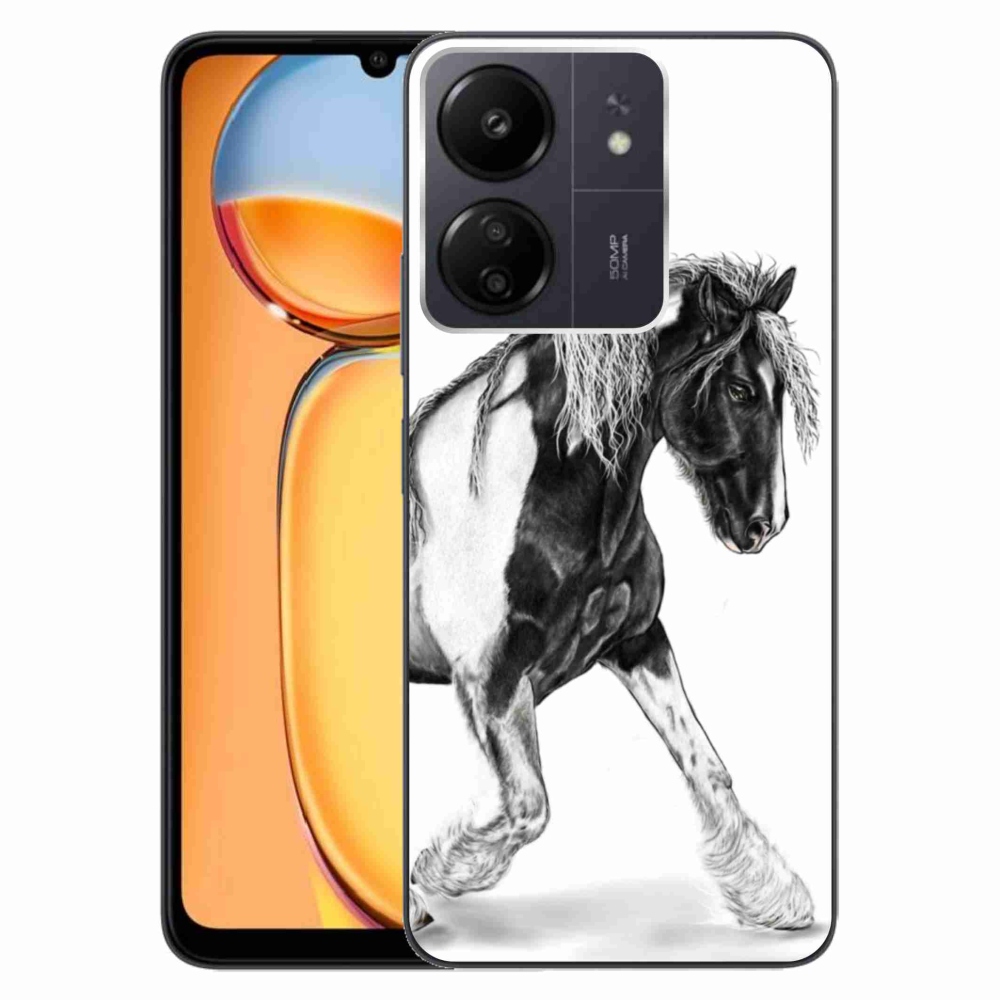 Gelový kryt mmCase na Xiaomi Poco C65/Redmi 13C - kůň