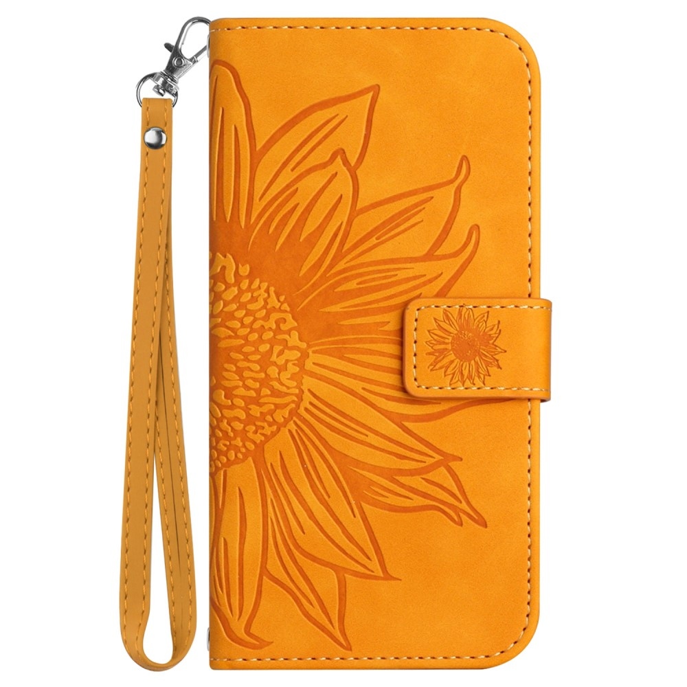 Sunflowers knížkové pouzdro na Xiaomi Redmi Note 14 Pro - žluté