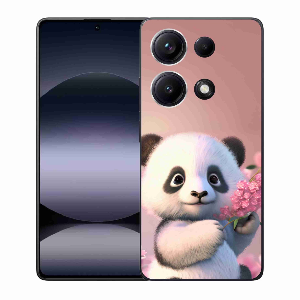 Gelový kryt mmCase na Xiaomi Redmi Note 14S - roztomilá panda
