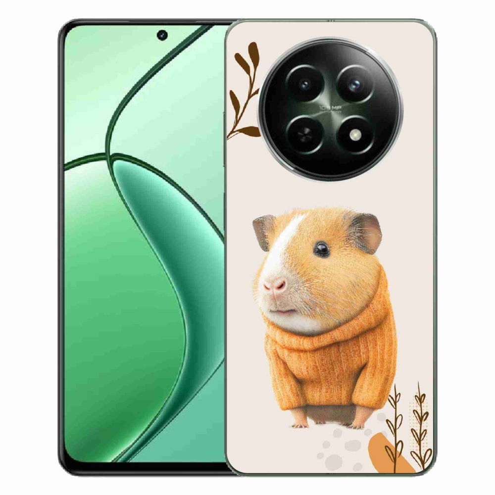 Gelový kryt mmCase na Realme 12 5G/12x 5G - morče ve svetru