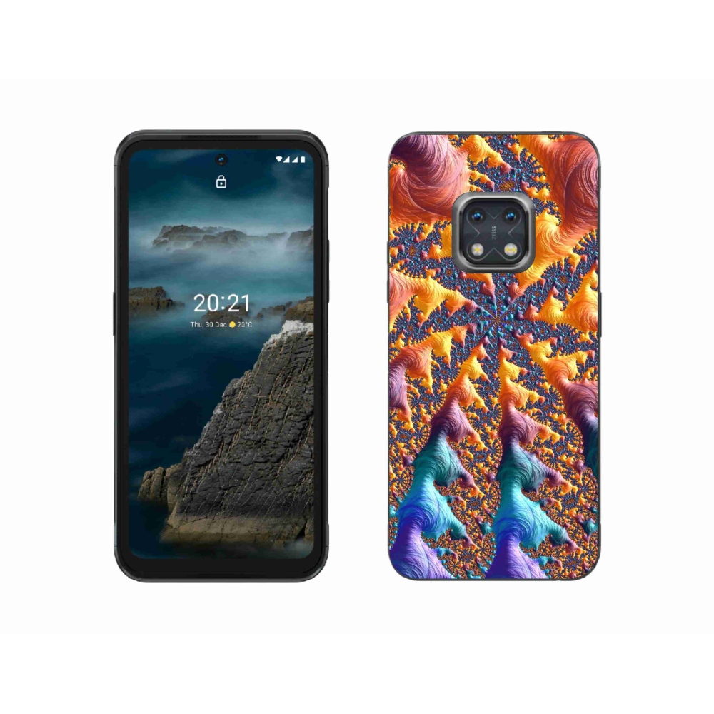 Gelový kryt mmCase na Nokia XR20 - abstraktní motiv 23