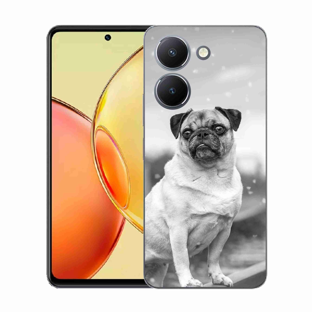 Gelový kryt mmCase na Vivo Y36 - mops