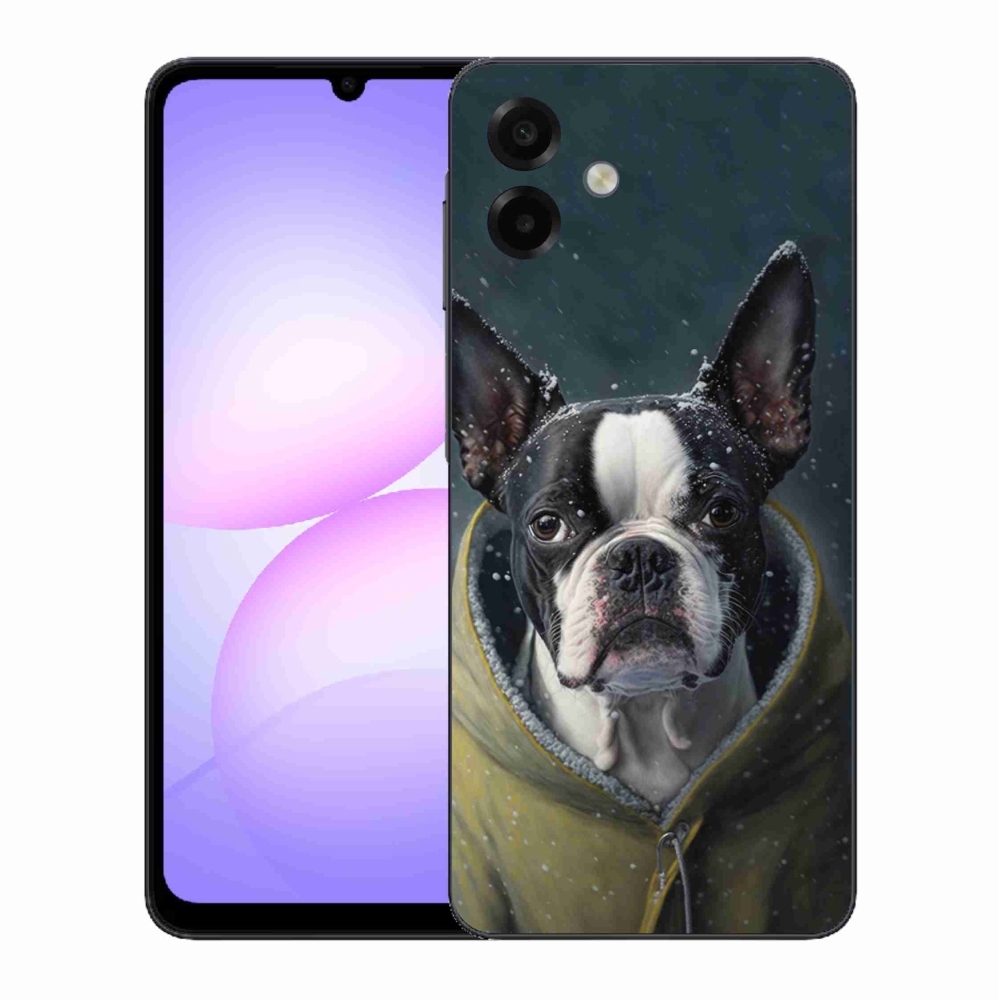Gelový kryt mmCase na Samsung Galaxy A07 4G - buldoček