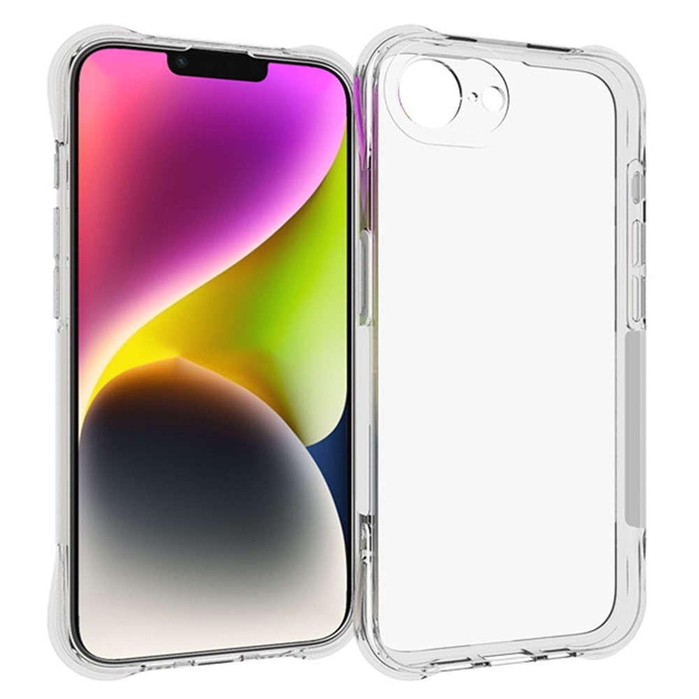 Transparentní gelový obal na iPhone 16e - průhledný