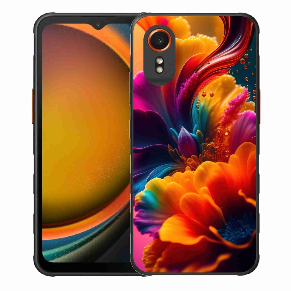 Gelový kryt mmCase na Samsung Galaxy Xcover 7 - abstraktní motiv 2