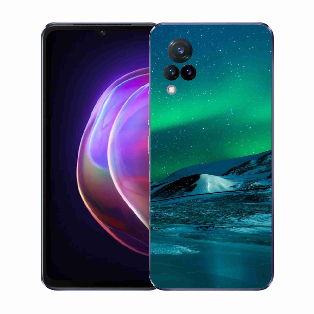Gelový kryt mmCase na Vivo V21 4G/5G - polární záře