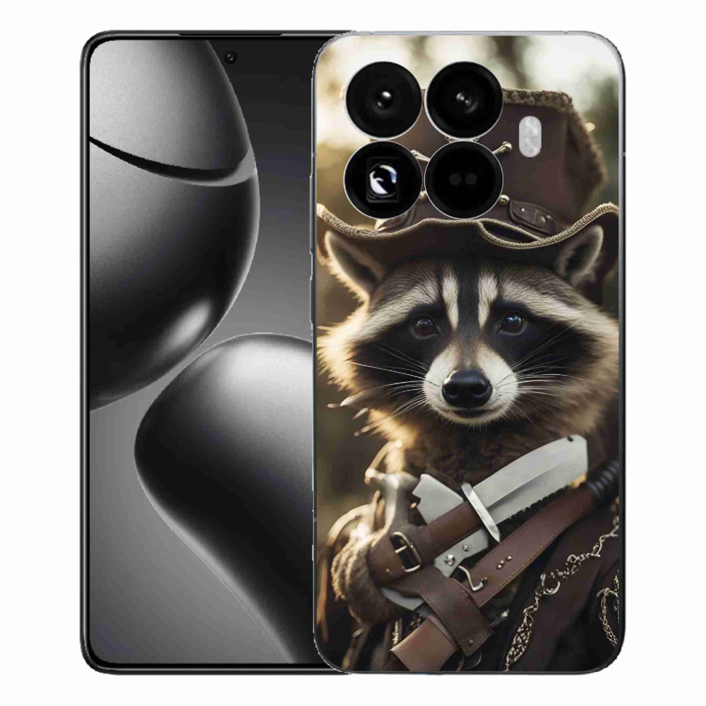 Gelový kryt mmCase na Xiaomi 15T Pro - mýval v uniformě