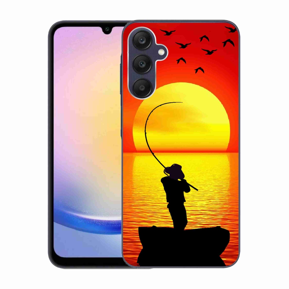 Gelový kryt mmCase na Samsung Galaxy A25 5G - rybaření