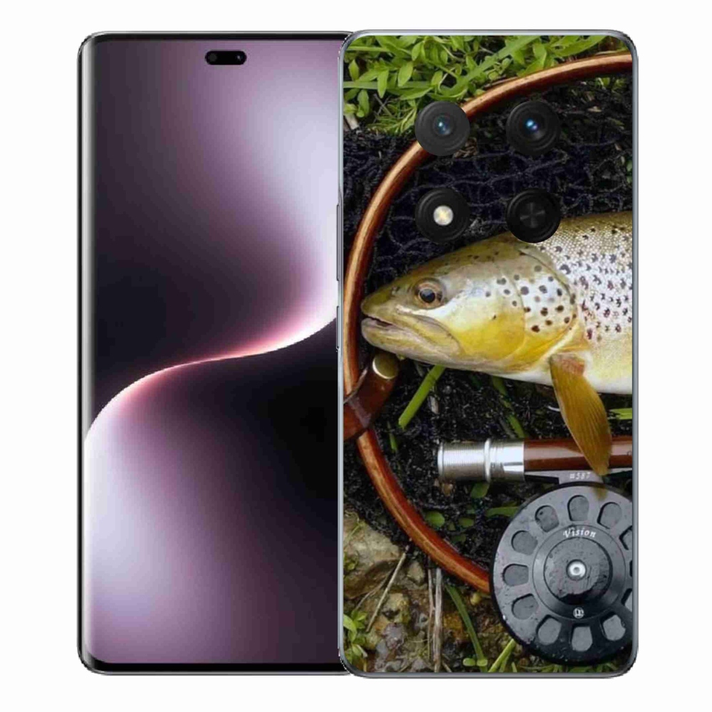 Gelový kryt mmCase na Honor Magic 7 Lite 5G - pstruh 2