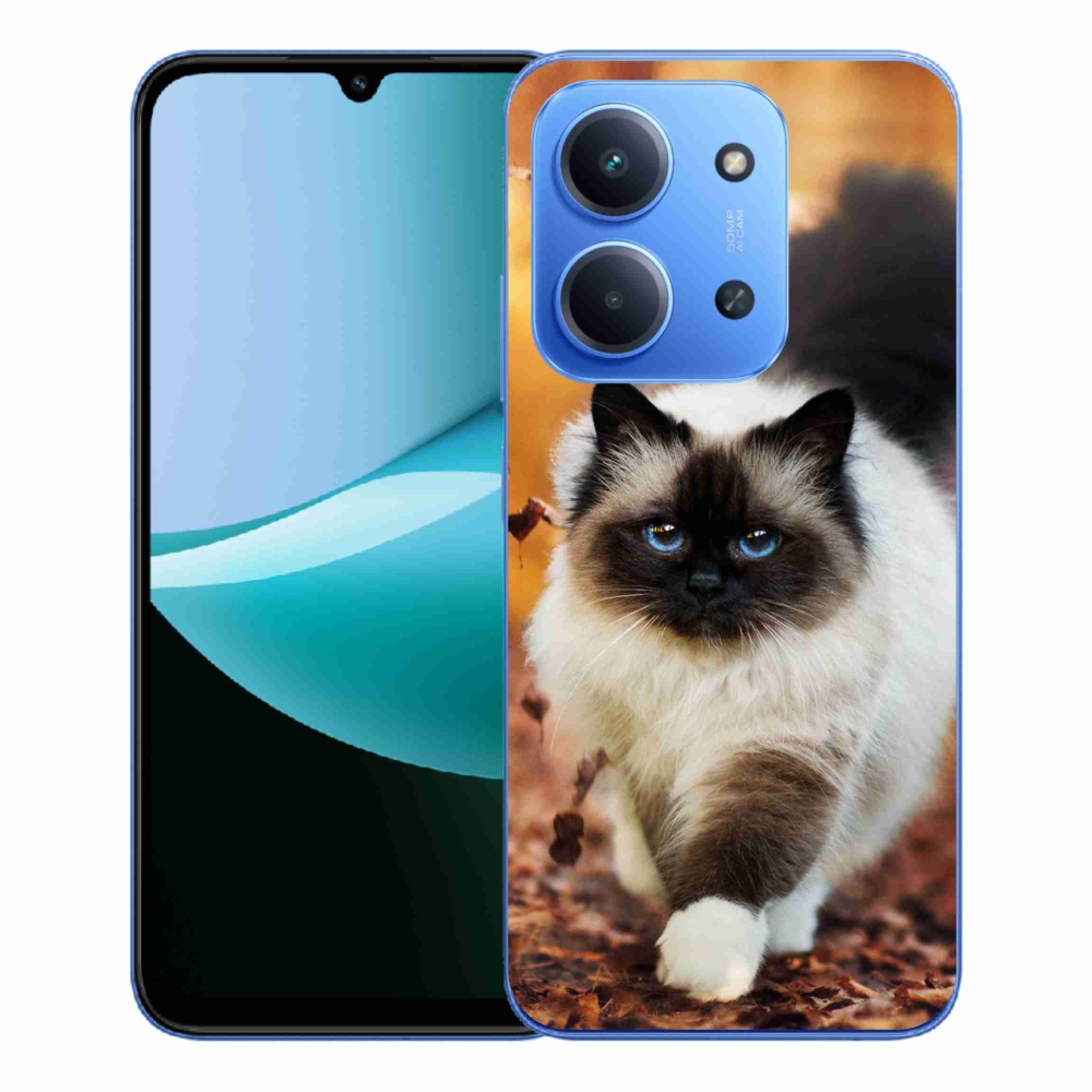Gelový kryt mmCase na Xiaomi Redmi 15C 4G/5G (173mm) - kočka