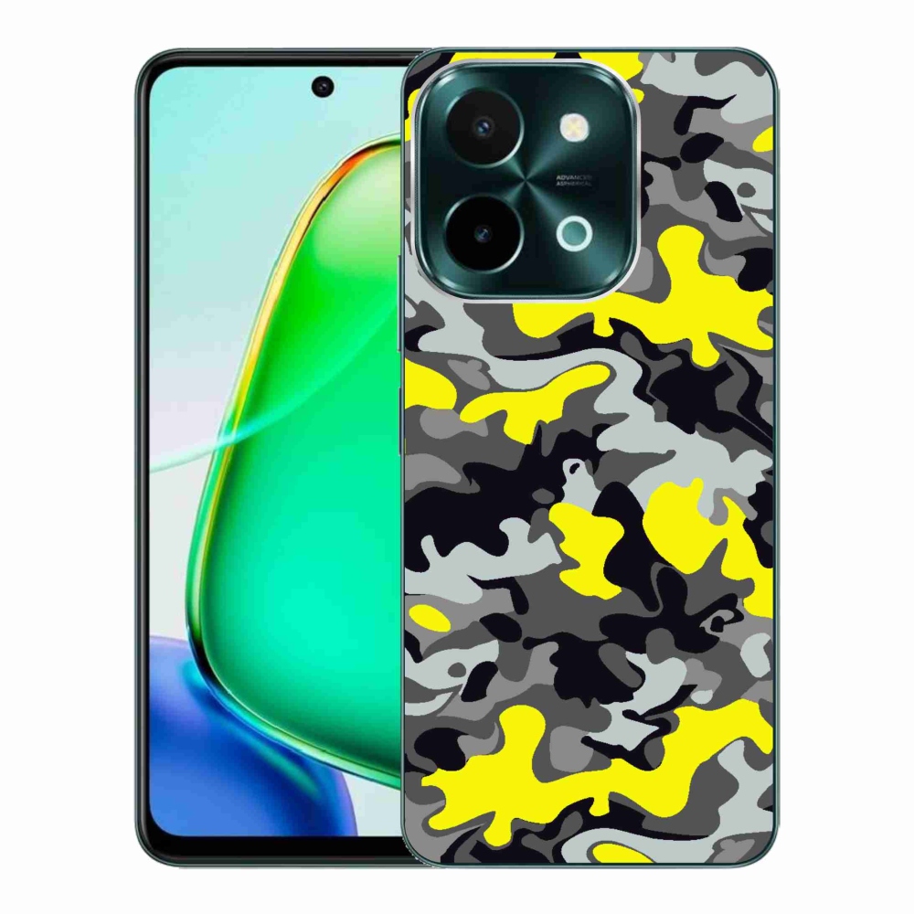 Gelový kryt mmCase na Vivo Y28 - maskáčový vzor 6