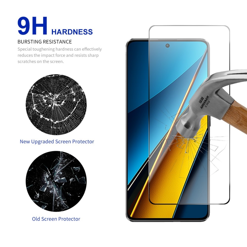 2.5D RURI celoplošné tvrzené sklo na Xiaomi Poco F7 Ultra