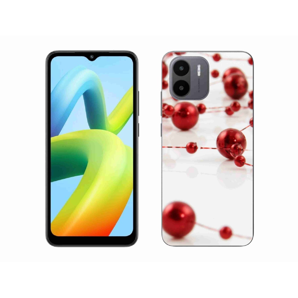 Gelový kryt mmCase na Xiaomi Redmi A1/Redmi A2 - vánoční řetěz